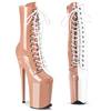 Pleaser - FLAMINGO1040TT Bottes de plateforme, Pole dance chaussures - Crème/Blanc Product image